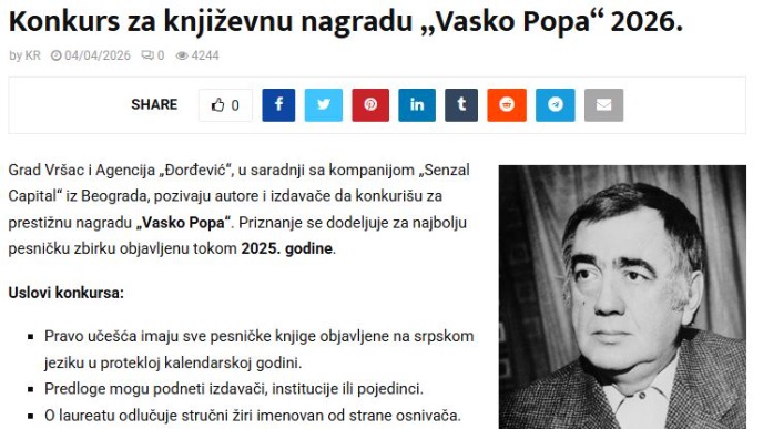 U užem izboru četiri knjige